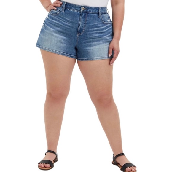 Torrid‎ vintage stretch shorts distressed size 16 - Picture 1 of 8
